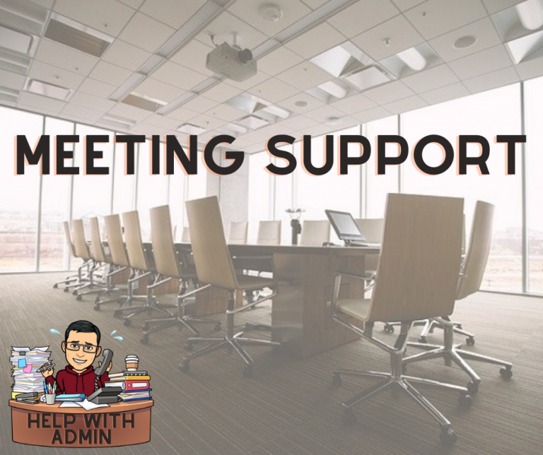 Steve Bisby - Help With Admin - Services Offered - Meeting Support