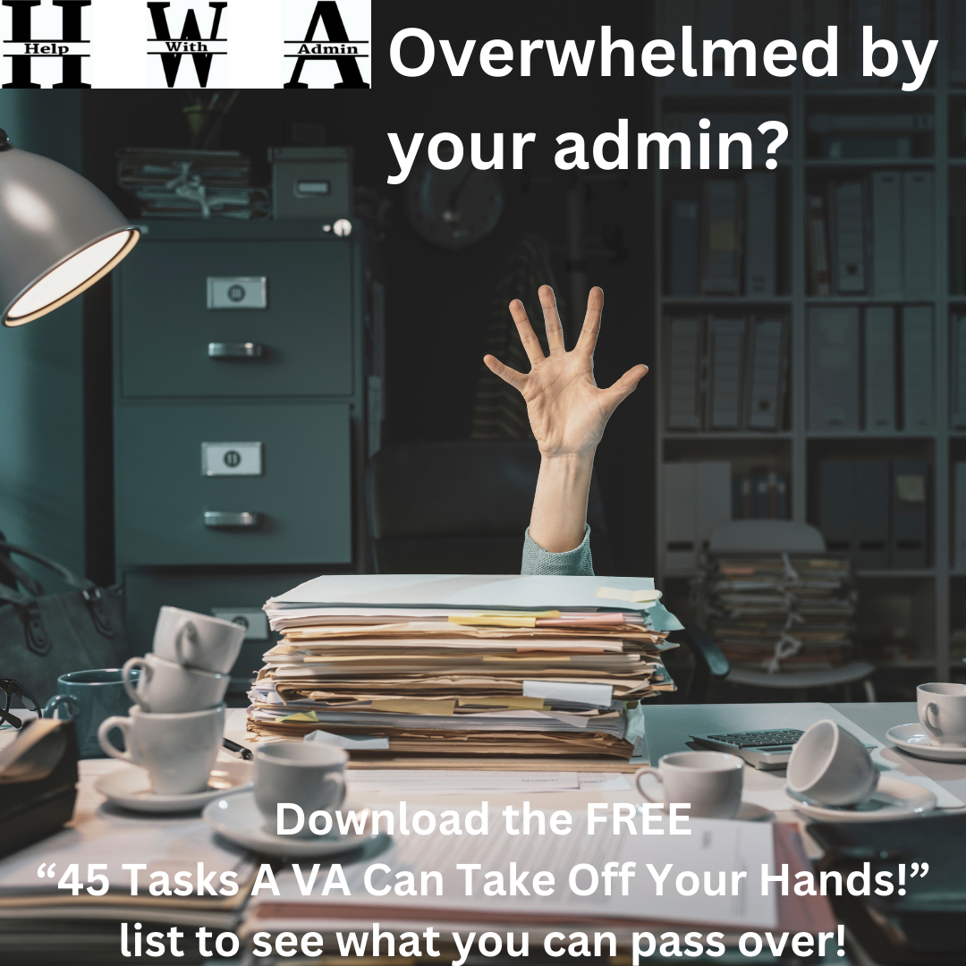 Steve Bisby - Help With Admin - Overwhelmed by your admin? - Blog post - cover photo